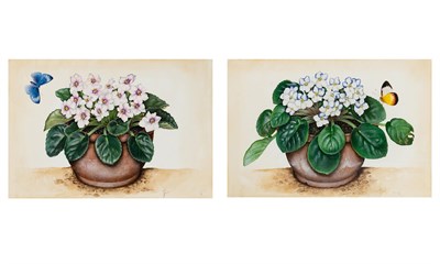 Lot 16 - Jose Escofet Spanish, b. 1930 Potted Plants...