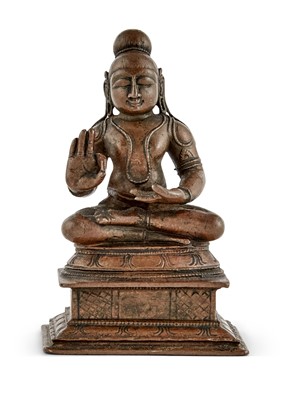 Lot 573 - An Indian Copper Alloy Deity