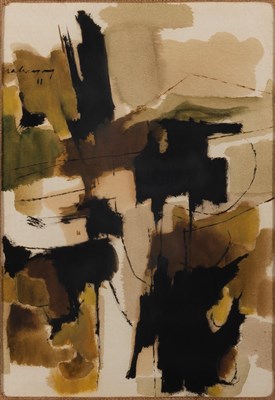 Lot 35 - Jon Naberezny American, 1921-2013 Composition...