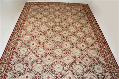 Lot 347 - Needlepoint "Neo-Gothic" Carpet China,...