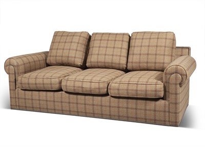 Lot 282 - Wool Upholstered Sofa