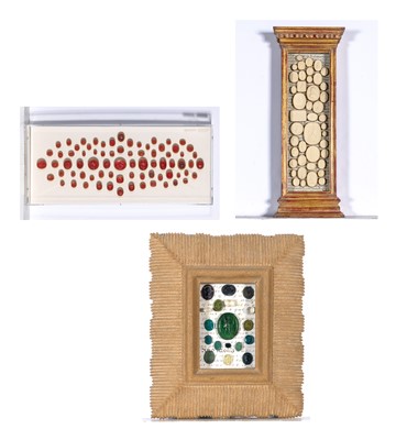 Lot 142 - Three Framed Groups of Seal Impressions