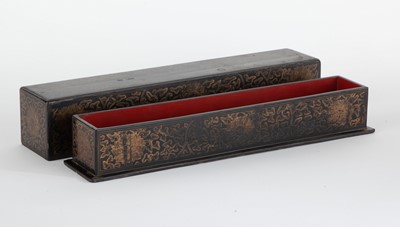 Lot 85 - Japanese Lacquered Scroll Case
