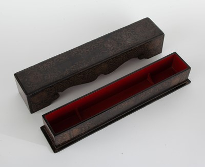 Lot 85 - Japanese Lacquered Scroll Case