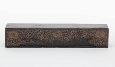 Lot 85 - Japanese Lacquered Scroll Case