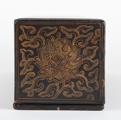 Lot 85 - Japanese Lacquered Scroll Case
