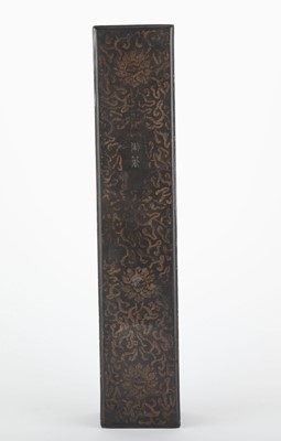 Lot 85 - Japanese Lacquered Scroll Case