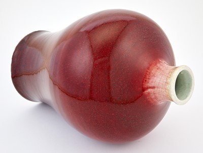 Lot 356 - A Chinese Oxblood Porcelain Vase