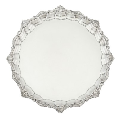 Lot 36 - George VI Sterling Silver Salver