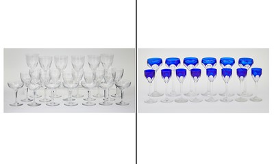 Lot 317 - Group of Baccarat and Similar Glasses