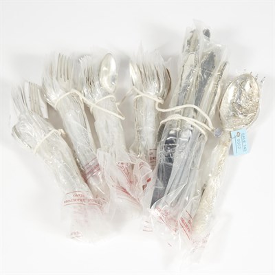 Lot 2 - 52 Pieces of Silverware, 75 ozs., 14 handles,...