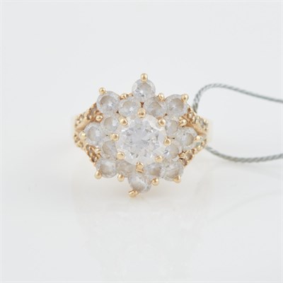 Lot 112 - Gold and Stone Ring, 14K 4 dwt. all