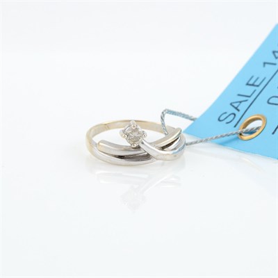 Lot 131 - Diamond Ring, 14K 2 dwt.