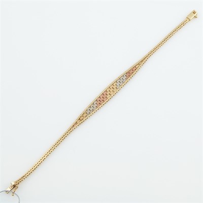 Lot 148 - Gold Flexible Bracelet, 14K 6 dwt.