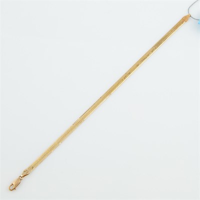 Lot 153 - Gold Flexible Bracelet, 14K 3 dwt.