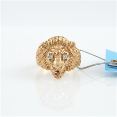 Lot 237 - Gold and Stone Ring, 14K 7 dwt. all