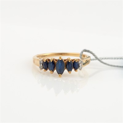 Lot 267 - Diamond and Stone Ring, 10K 1 dwt. all