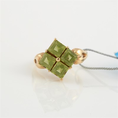 Lot 273 - Gold and Stone Ring, 10K 2 dwt. all