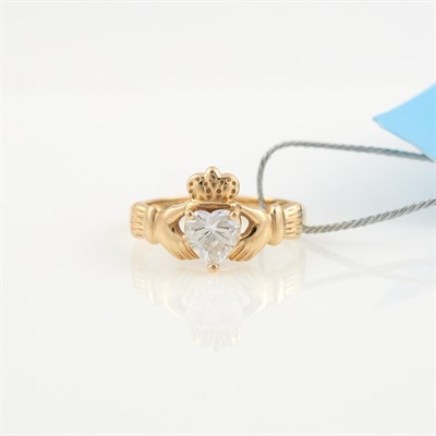 Lot 276 - Gold and Stone Ring, 14K 1 dwt. all