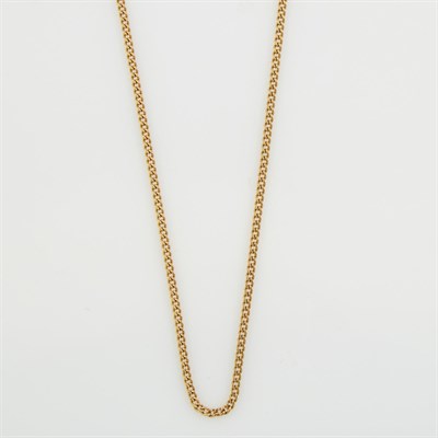 Lot 278 - Gold Neck Chain, 18K 4 dwt., damaged