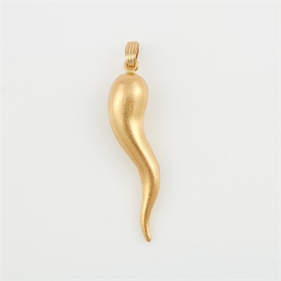 Lot 282 - Gold Pendant, 18K 5 dwt.