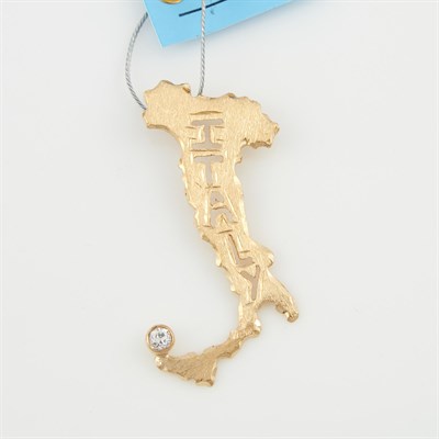 Lot 283 - Diamond Pendant, 14K 5 dwt.