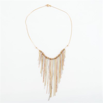 Lot 455 - Gold Necklace, 14K 12 dwt.