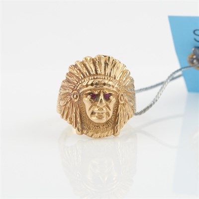 Lot 478 - Gold and Stone Ring, 14K 3 dwt. all