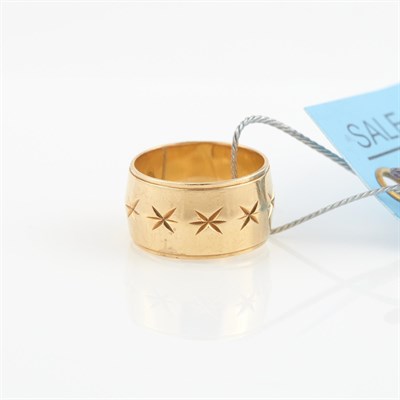 Lot 490 - Gold Wedding Ring, 14K 4 dwt.