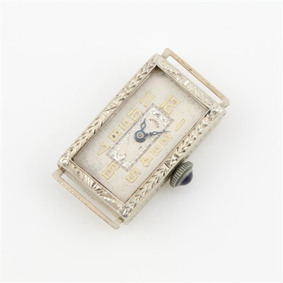 Lot 520 - Ladys Gold Wrist Watch, 15 Jewels, Swiss, 18K