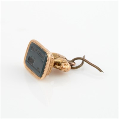 Lot 525 - Gold and Stone Pendant, 14K 3 dwt. all