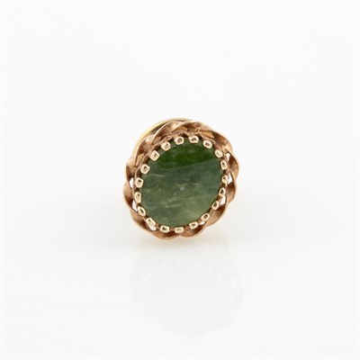Lot 528 - Gold and Stone Pin, 14K 1 dwt. all