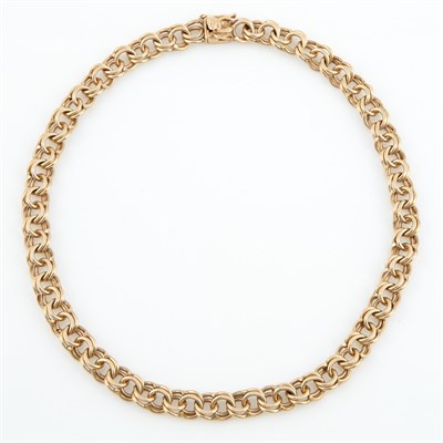 Lot 545 - Gold Neck Chain, 14K 35 dwt.