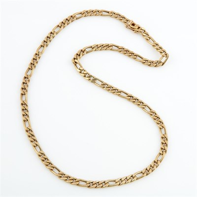Lot 550 - Gold Neck Chain, 14K 13 dwt.