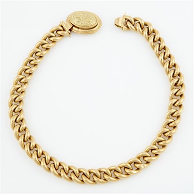Lot 551 - Gold Necklace, 18K 44 dwt., damaged