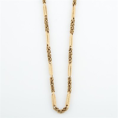 Lot 552 - Gold Necklace, 14K 45 dwt.