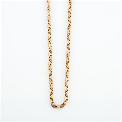 Lot 558 - Gold Necklace, 14K 17 dwt.