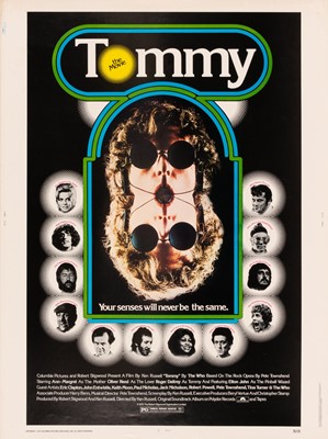 Lot 5085 - The film poster of The Who's 1969 rock opera about Tommy the Pinball Wizard