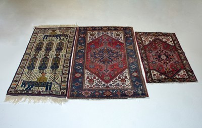 Lot 334 - Three Assorted Rugs