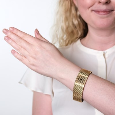 Lot 56 - Piaget Gold Wristwatch