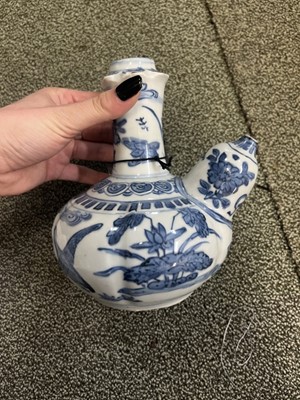 Lot 326 - A Chinese Blue and White Porcelain Kendi