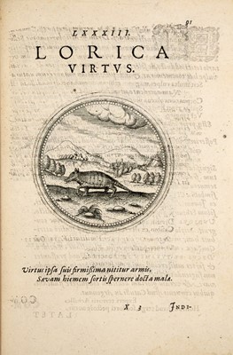 Lot 4 - CAMERARIUS, JOACHIM
Symbolorum et emblematum animalibus quadrupedibus.