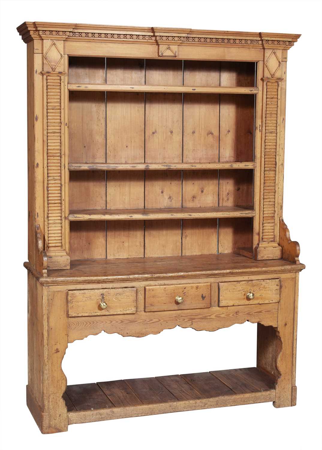 Lot 80 - English Pine Hutch