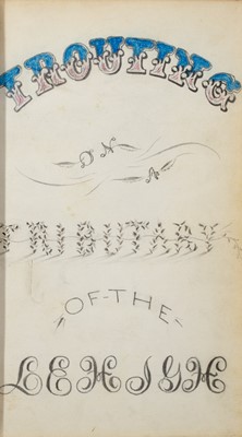 Lot 136 - [ANGLING-MANUSCRIPT]
MARRIOTT, BENJAMIN. Trouting Along a Tributary of the Lehigh.