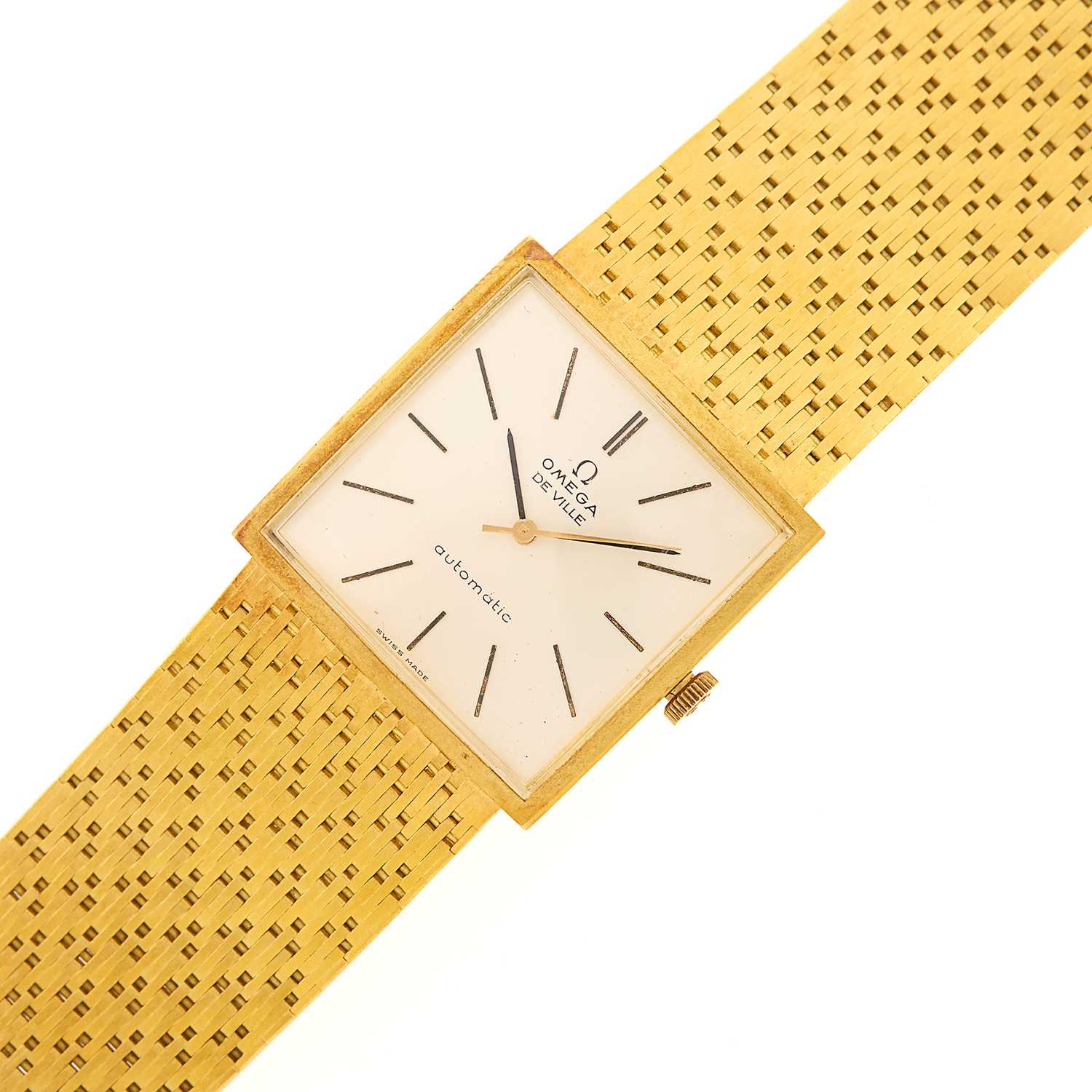 Lot 1076 - Omega Gold 'De Ville' Wristwatch