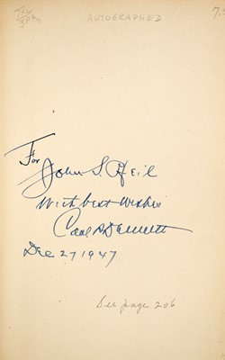 Lot 74 - [HUNTING MEMOIR]
DENNETT, CARL P. That Reminds Me.
