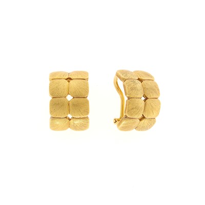 Lot 1195 - Mario Buccellati Pair of Gold Earclips
