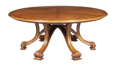 Lot 115 - Regency Style Mahogany Circular Dining Table