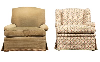 Lot 311 - Two Upholstered Club Chairs