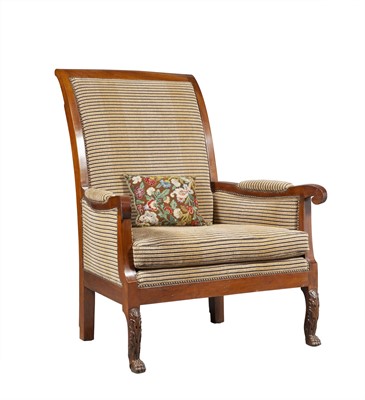 Lot 177 - Louis Philippe Rosewood Large Bergère